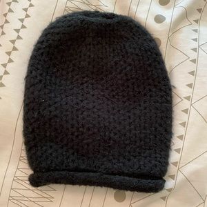 NEW WITHOUT TAGS Free People Black Beanie